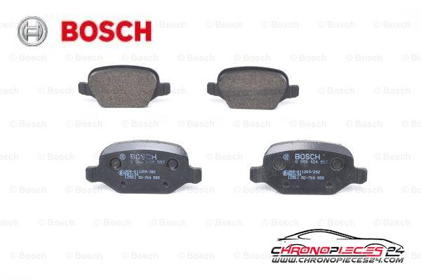 Achat de BOSCH 0 986 424 553 Kit de plaquettes de frein, frein à disque pas chères