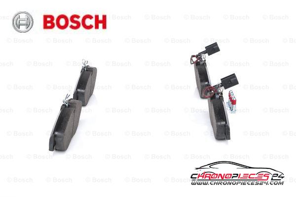 Achat de BOSCH 0 986 424 556 Kit de plaquettes de frein, frein à disque pas chères