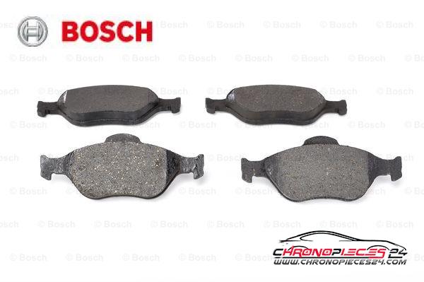 Achat de BOSCH 0 986 424 558 Kit de plaquettes de frein, frein à disque pas chères