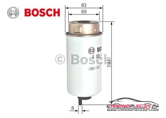 Achat de BOSCH F 026 402 121 Filtre à carburant pas chères