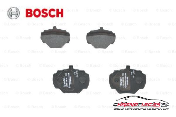 Achat de BOSCH 0 986 424 563 Kit de plaquettes de frein, frein à disque pas chères