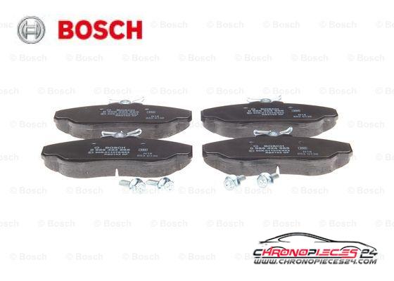 Achat de BOSCH 0 986 424 565 Kit de plaquettes de frein, frein à disque pas chères