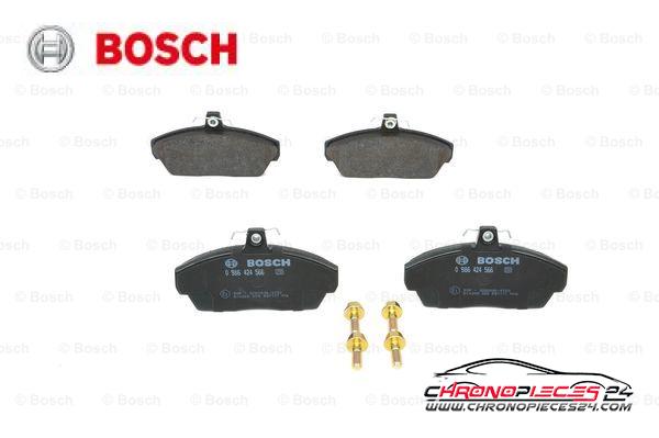 Achat de BOSCH 0 986 424 566 Kit de plaquettes de frein, frein à disque pas chères