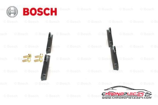 Achat de BOSCH 0 986 424 566 Kit de plaquettes de frein, frein à disque pas chères