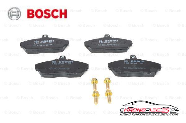 Achat de BOSCH 0 986 424 566 Kit de plaquettes de frein, frein à disque pas chères