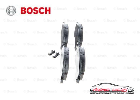 Achat de BOSCH 0 986 424 572 Kit de plaquettes de frein, frein à disque pas chères