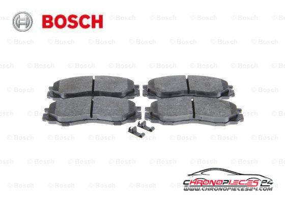 Achat de BOSCH 0 986 424 572 Kit de plaquettes de frein, frein à disque pas chères