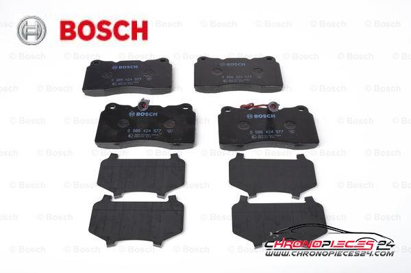 Achat de BOSCH 0 986 424 577 Kit de plaquettes de frein, frein à disque pas chères