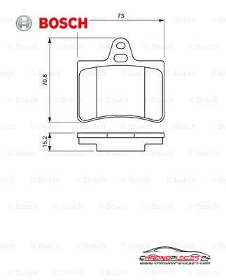 Achat de BOSCH 0 986 424 580 Kit de plaquettes de frein, frein à disque pas chères