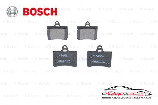 Achat de BOSCH 0 986 424 580 Kit de plaquettes de frein, frein à disque pas chères