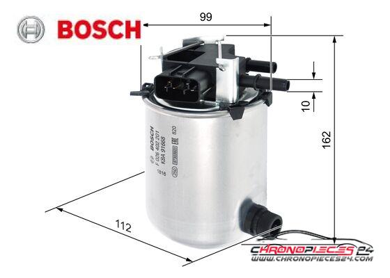 Achat de BOSCH F 026 402 201 Filtre à carburant pas chères