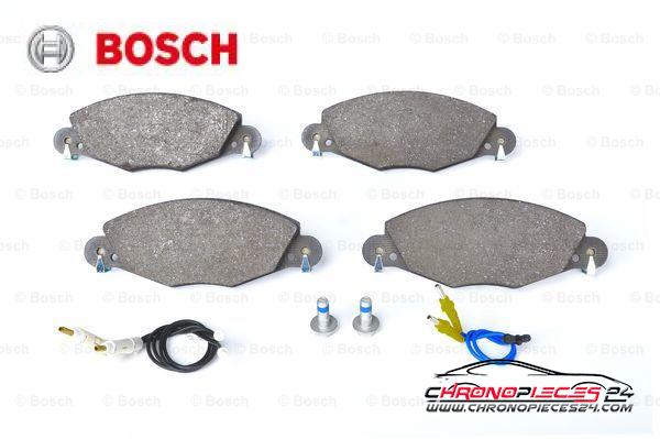 Achat de BOSCH 0 986 424 581 Kit de plaquettes de frein, frein à disque pas chères