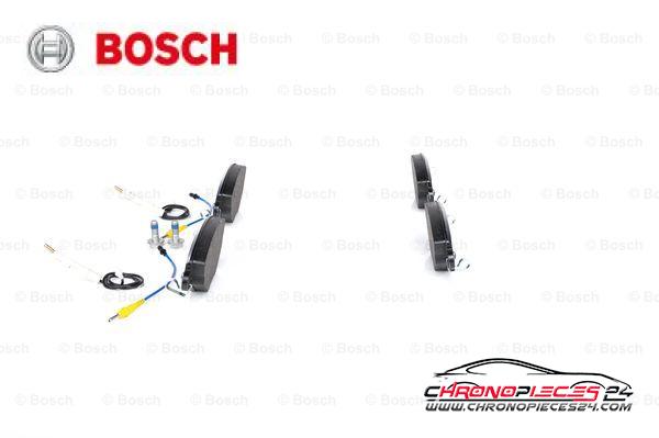 Achat de BOSCH 0 986 424 582 Kit de plaquettes de frein, frein à disque pas chères