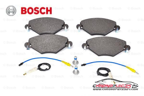 Achat de BOSCH 0 986 424 582 Kit de plaquettes de frein, frein à disque pas chères