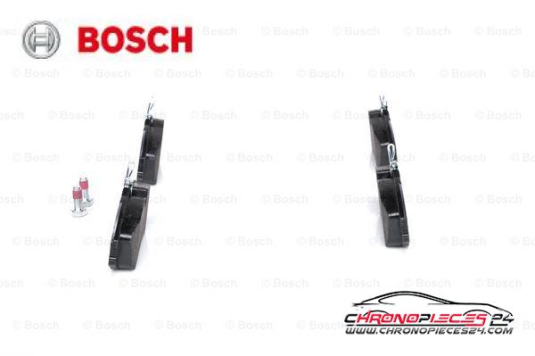 Achat de BOSCH 0 986 424 583 Kit de plaquettes de frein, frein à disque pas chères