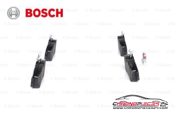 Achat de BOSCH 0 986 424 583 Kit de plaquettes de frein, frein à disque pas chères