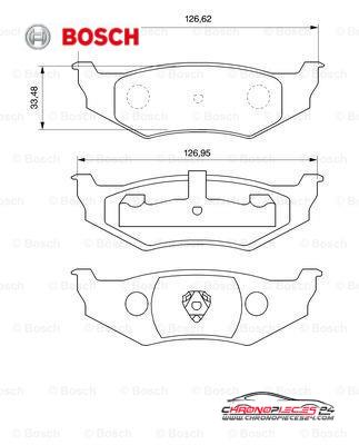 Achat de BOSCH 0 986 424 585 Kit de plaquettes de frein, frein à disque pas chères