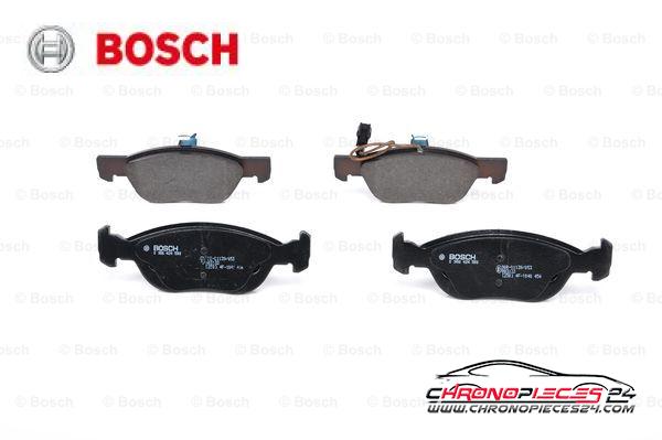 Achat de BOSCH 0 986 424 593 Kit de plaquettes de frein, frein à disque pas chères