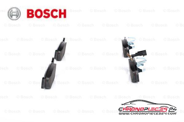 Achat de BOSCH 0 986 424 593 Kit de plaquettes de frein, frein à disque pas chères