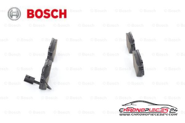 Achat de BOSCH 0 986 424 597 Kit de plaquettes de frein, frein à disque pas chères