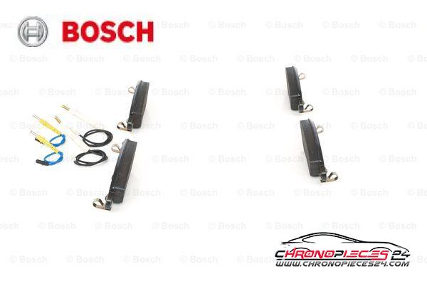 Achat de BOSCH 0 986 424 598 Kit de plaquettes de frein, frein à disque pas chères