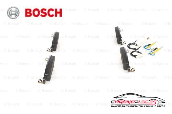 Achat de BOSCH 0 986 424 598 Kit de plaquettes de frein, frein à disque pas chères