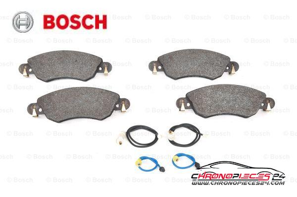 Achat de BOSCH 0 986 424 598 Kit de plaquettes de frein, frein à disque pas chères