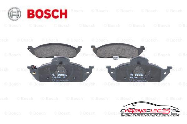 Achat de BOSCH 0 986 424 611 Kit de plaquettes de frein, frein à disque pas chères