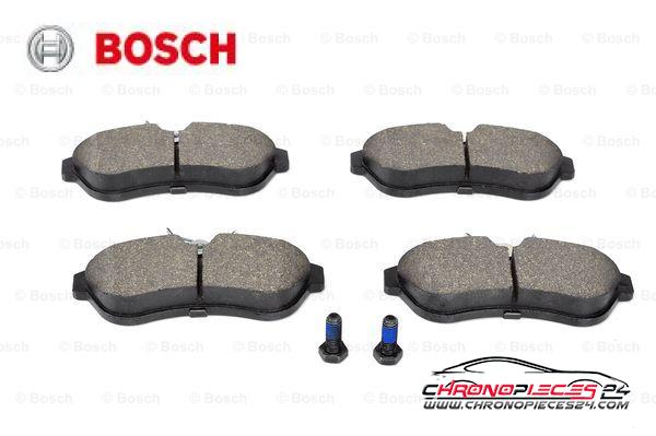 Achat de BOSCH 0 986 424 635 Kit de plaquettes de frein, frein à disque pas chères