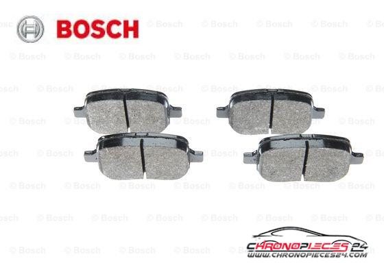 Achat de BOSCH 0 986 424 639 Kit de plaquettes de frein, frein à disque pas chères