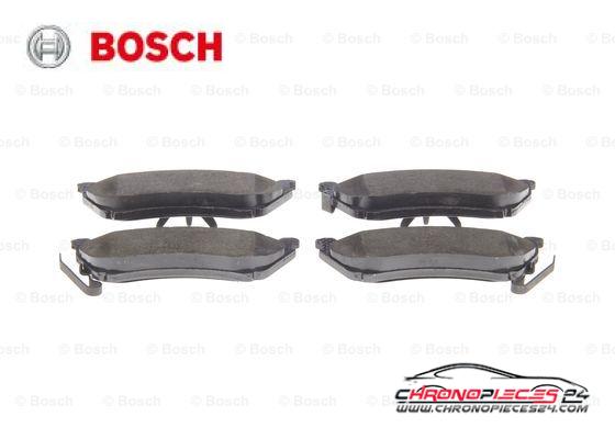 Achat de BOSCH 0 986 424 648 Kit de plaquettes de frein, frein à disque pas chères