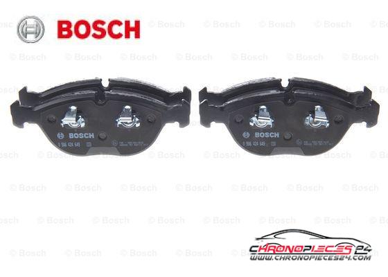 Achat de BOSCH 0 986 424 649 Kit de plaquettes de frein, frein à disque pas chères