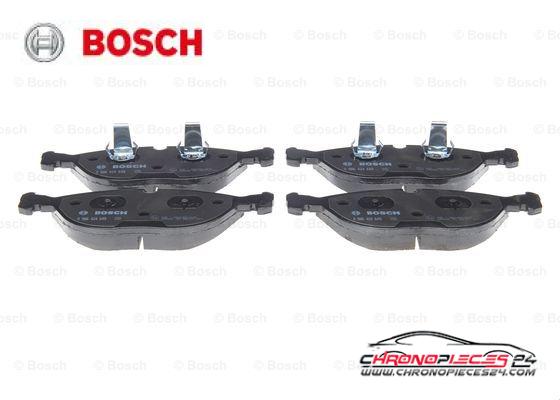 Achat de BOSCH 0 986 424 649 Kit de plaquettes de frein, frein à disque pas chères