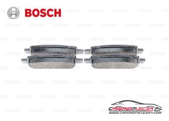 Achat de BOSCH 0 986 424 650 Kit de plaquettes de frein, frein à disque pas chères