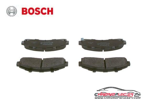 Achat de BOSCH 0 986 424 656 Kit de plaquettes de frein, frein à disque pas chères