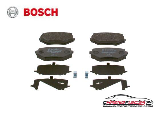 Achat de BOSCH 0 986 424 658 Kit de plaquettes de frein, frein à disque pas chères