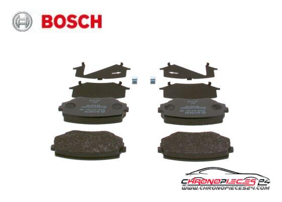 Achat de BOSCH 0 986 424 658 Kit de plaquettes de frein, frein à disque pas chères