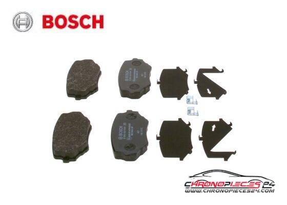 Achat de BOSCH 0 986 424 658 Kit de plaquettes de frein, frein à disque pas chères