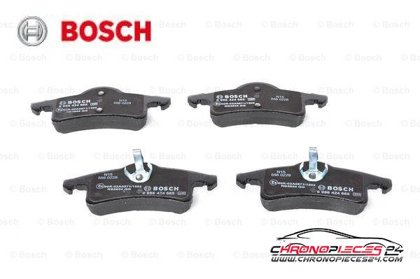 Achat de BOSCH 0 986 424 665 Kit de plaquettes de frein, frein à disque pas chères