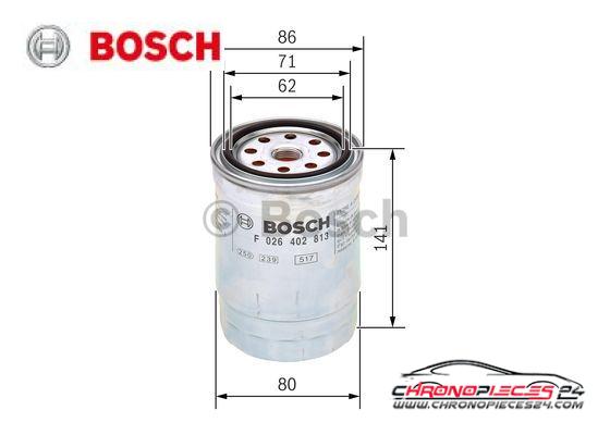 Achat de BOSCH F 026 402 813 Filtre à carburant pas chères