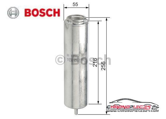 Achat de BOSCH F 026 402 824 Filtre à carburant pas chères