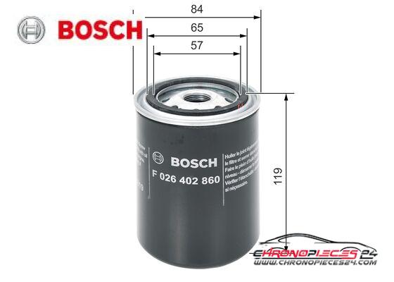 Achat de BOSCH F 026 402 860 Filtre à carburant pas chères