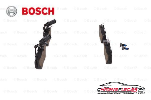 Achat de BOSCH 0 986 424 672 Kit de plaquettes de frein, frein à disque pas chères