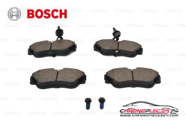 Achat de BOSCH 0 986 424 672 Kit de plaquettes de frein, frein à disque pas chères