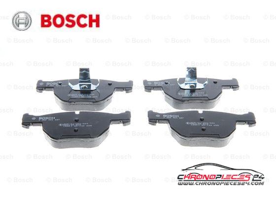 Achat de BOSCH 0 986 424 687 Kit de plaquettes de frein, frein à disque pas chères