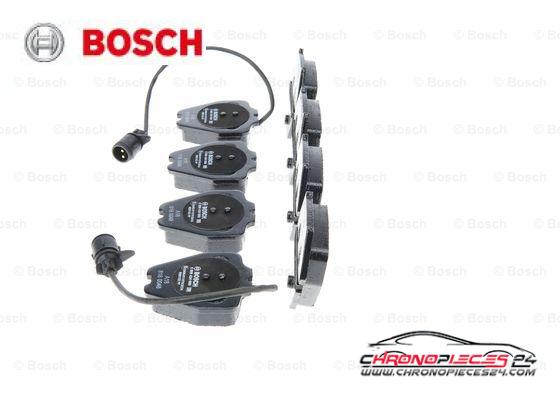 Achat de BOSCH 0 986 424 689 Kit de plaquettes de frein, frein à disque pas chères