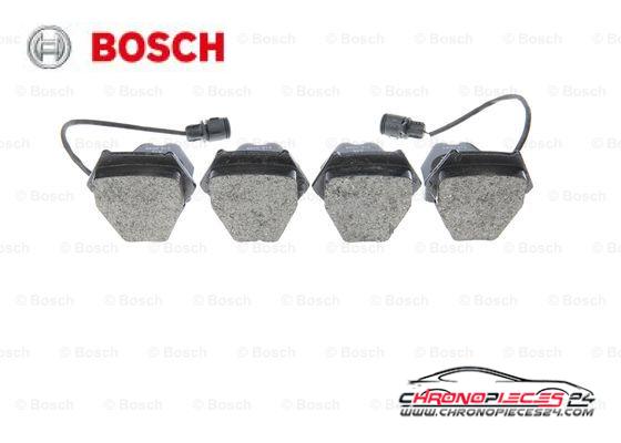 Achat de BOSCH 0 986 424 689 Kit de plaquettes de frein, frein à disque pas chères