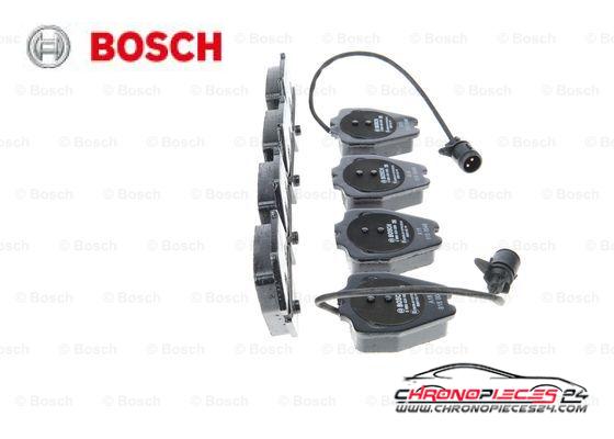 Achat de BOSCH 0 986 424 689 Kit de plaquettes de frein, frein à disque pas chères