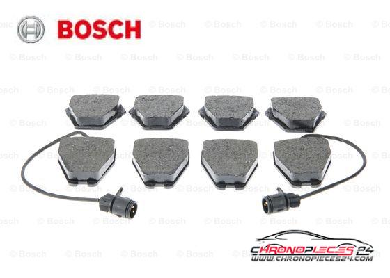 Achat de BOSCH 0 986 424 689 Kit de plaquettes de frein, frein à disque pas chères