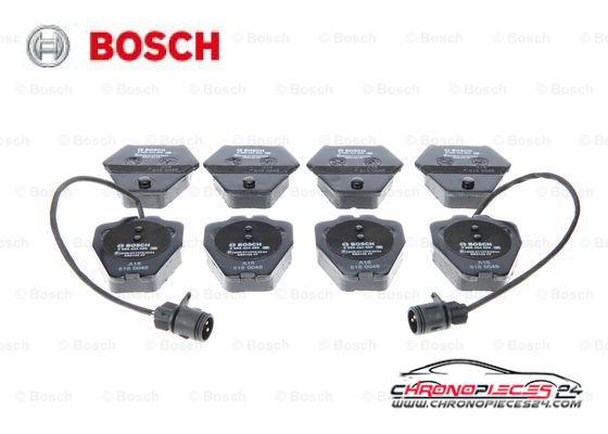 Achat de BOSCH 0 986 424 689 Kit de plaquettes de frein, frein à disque pas chères